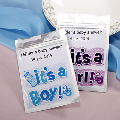 Personalized Tea Bag For Baby Shower Set Of 12 More Colors Personalized Tea Bag For Baby Shower